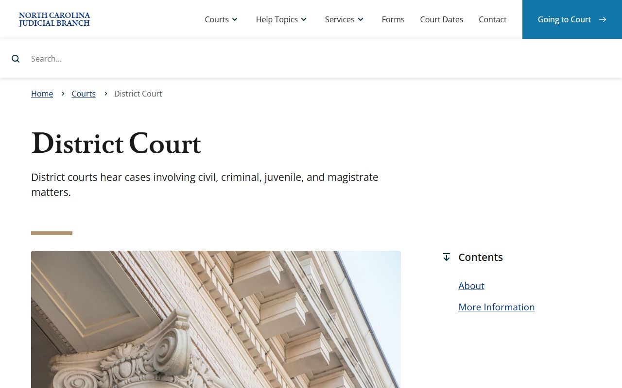 Edgecombe County District Court docket overview