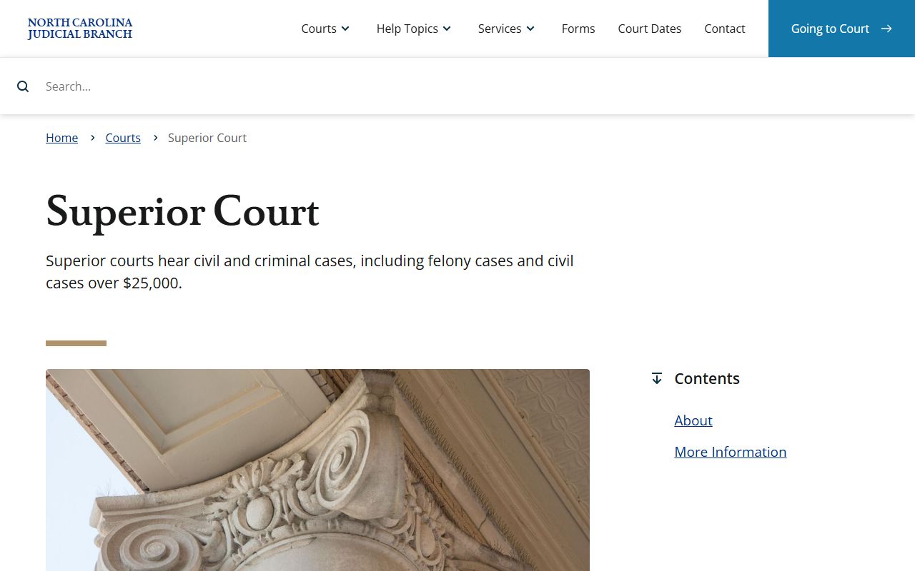 Edgecombe County Superior Court docket overview