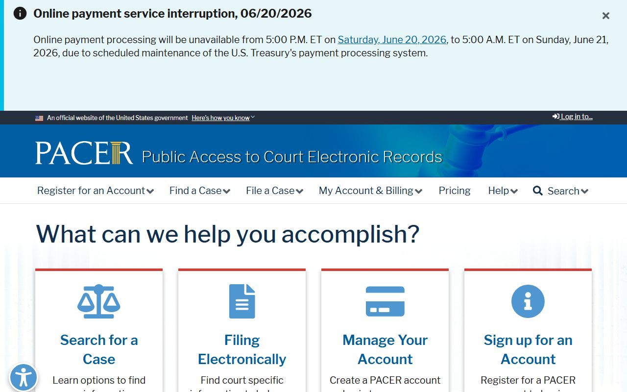 Edgecombe County District Court PACER federal case access