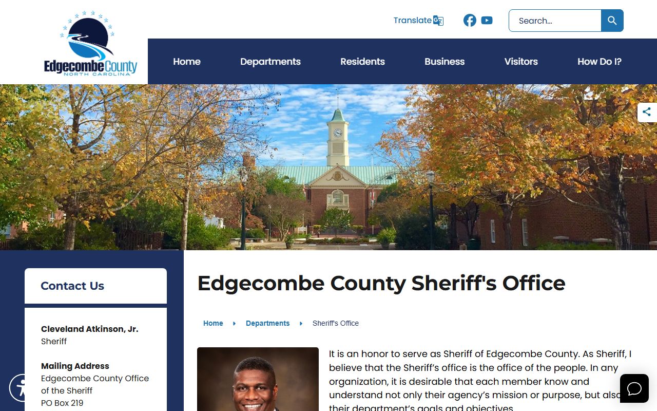 Edgecombe County warrant search Sheriff's Office source
